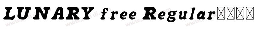 LUNARY free Regular字体转换